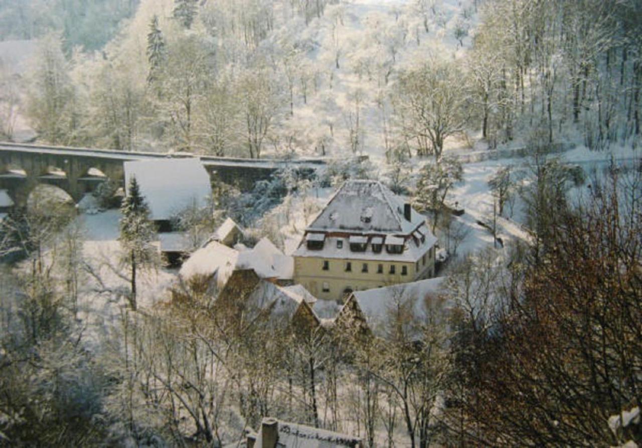 Herrnmuehle - Pension & Ferienwohnungen Rothenburg ob der Tauber Exterior foto